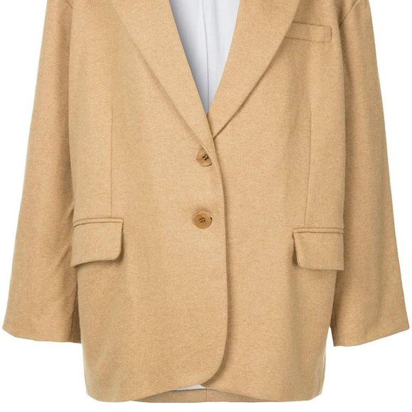 Tibi Liam flannel oversized wool blazer NWT - Picture 7 of 7